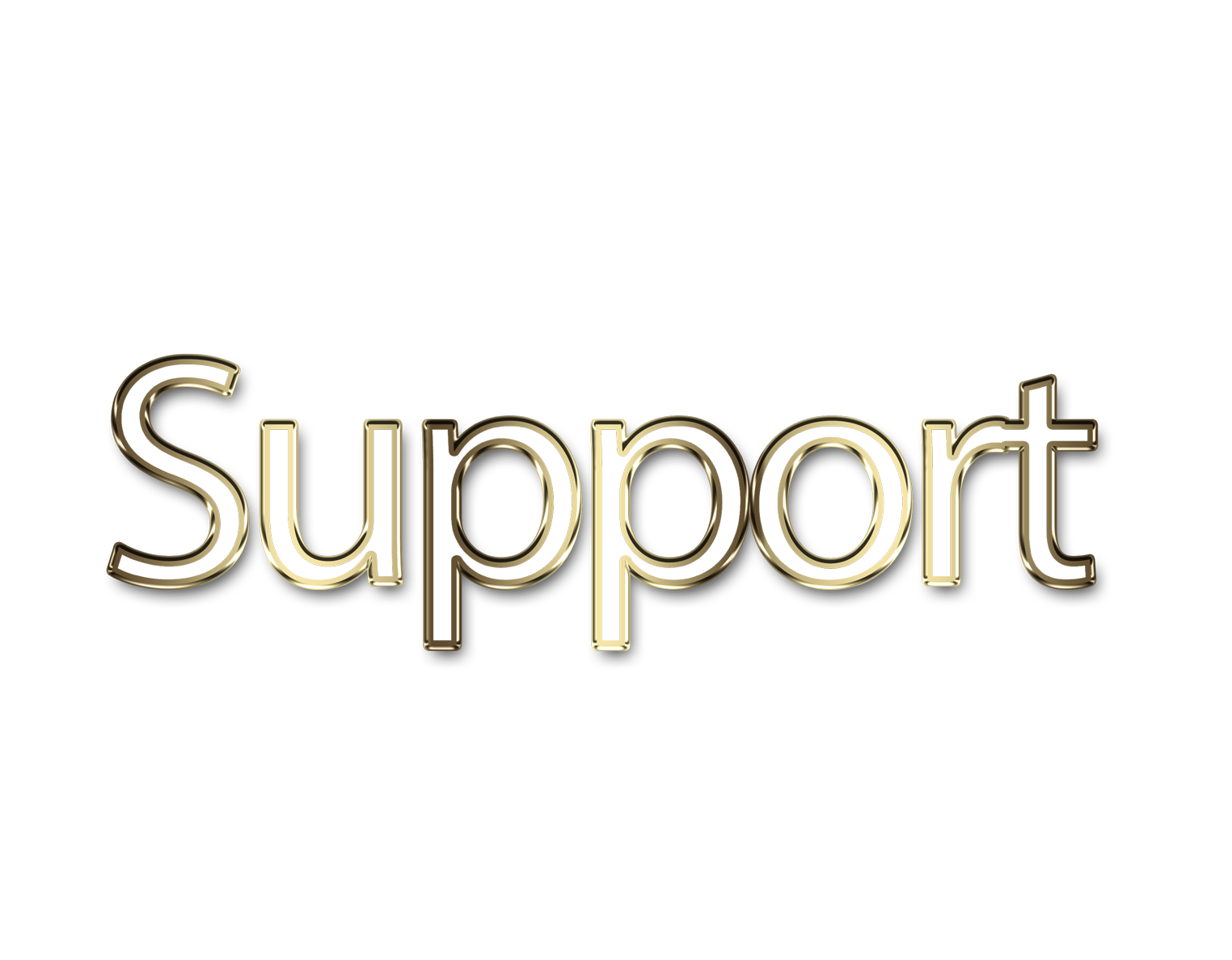 Support png, word Support png, Support word png, Support text png, Support letters png, Support word art typography PNG images, transparent png